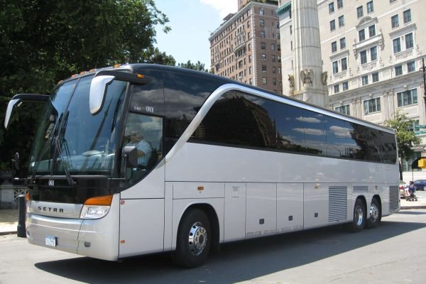 50-57 passenger charter bus with toilet