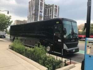 Alexandria VA tour by our Luxury 50-57 seater full size charter coach bus with toilet for all type of events
