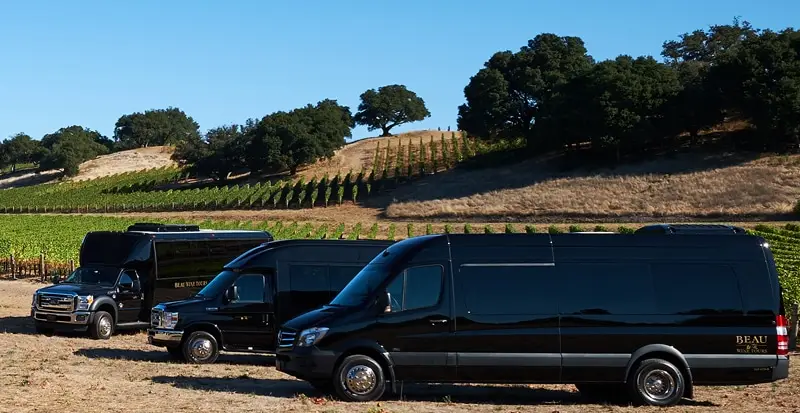 Winery tour shuttle bus , Van & Limo transportation..