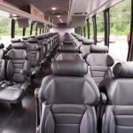 Reston Coach Bus Company offers low hourly rate 40 to 45 passenger executive mini-bus shuttle bus for hire with driver