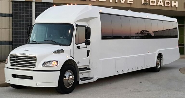 Reston Coach Bus Company offers low hourly rate 40 to 45 passenger executive mini-bus shuttle bus for hire with driver