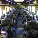 Reston Coach Bus Company offers low hourly rate 40 to 45 passenger executive mini-bus shuttle bus for hire with driver