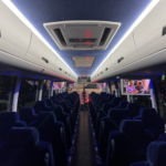 Luxury 50-57 seater full size charter coach bus with toilet for all type of events in dc area..