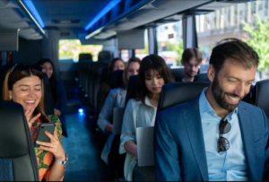 corporate employees shuttle bus services in Washington DC area