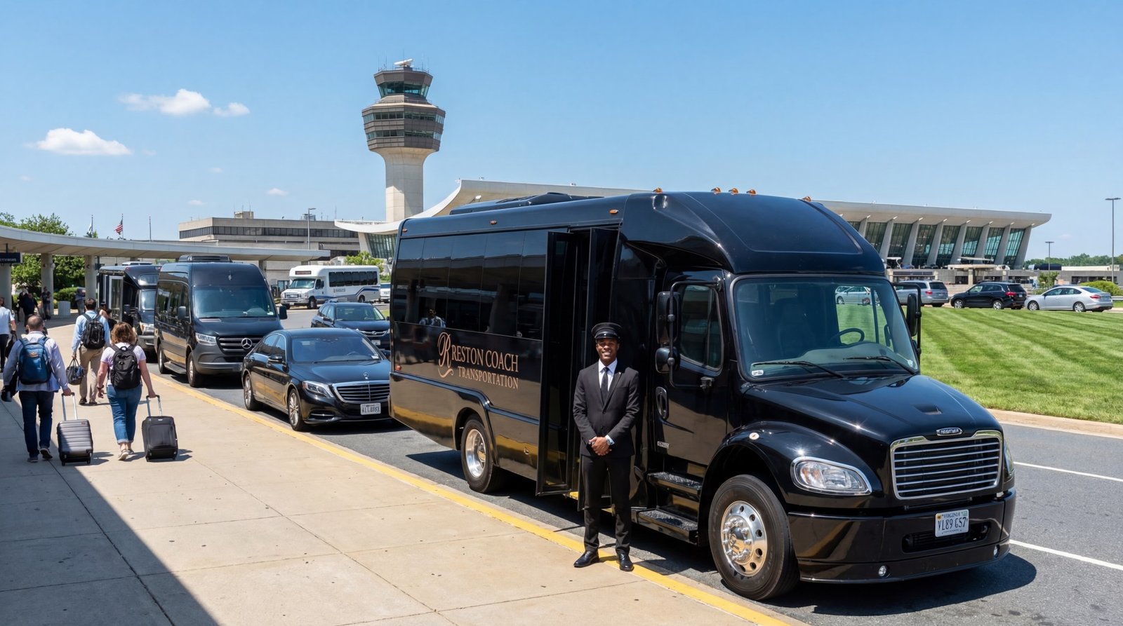 40-45 passenger minibus for airport transfers, local shuttle services in DC, MD & Northern VA