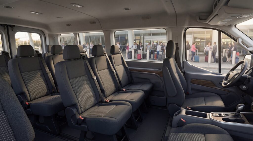 14 passenger Ford Transit Van