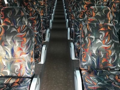 Luxury 50-57 seater full size charter coach bus with toilet for all type of events