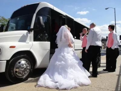 wedding shuttle bus services in DC area